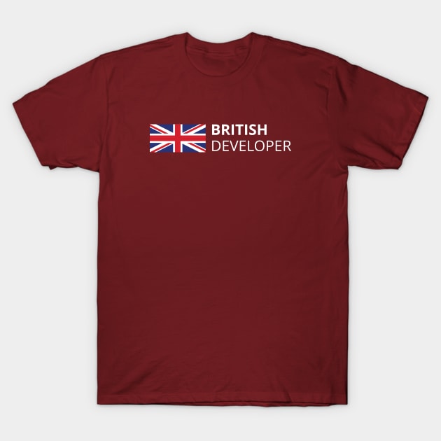 British Developer T-Shirt by codewearIO